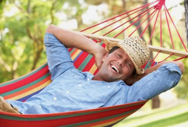 Relaxen in der Hängematte